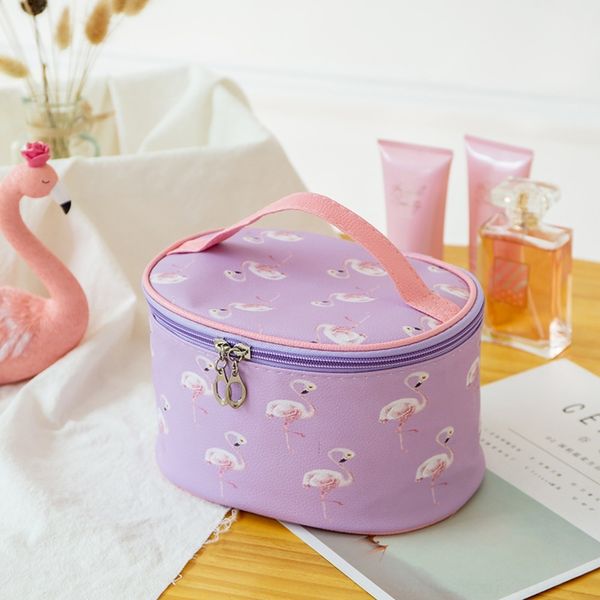 

o7zq0 leather korean new u6b5k cosmetic large capacity women's bag waterproof style cosmetic bag single