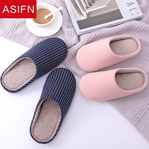 

asifn warm winter home slippers women cozy memory foam plush soft bottom very light indoor men shoes ladies furry slippers x1020, Black