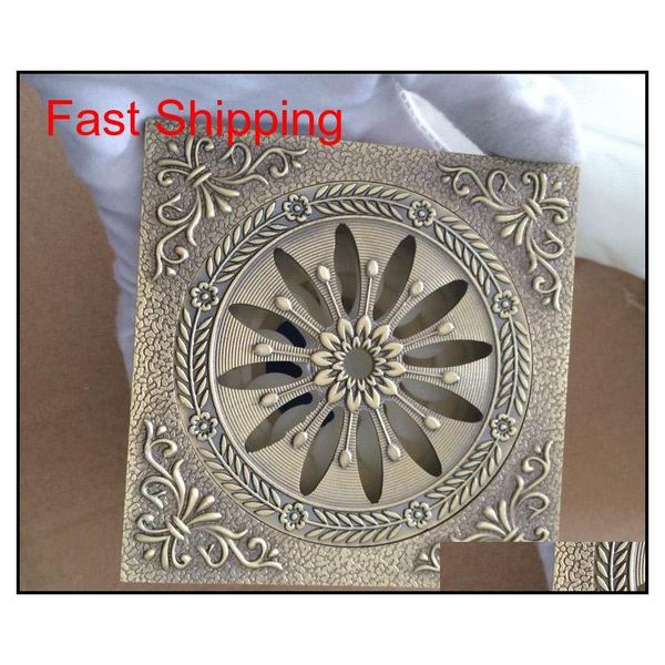 

bathroom accessories deodorization floor drain antique brass/ brushed nickel/ shower drain waste bathroom har qylykd yh_pack