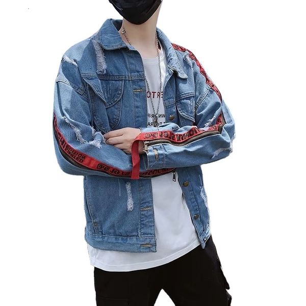 

fujian factory selling streetwear boy denim jeans jacket mens