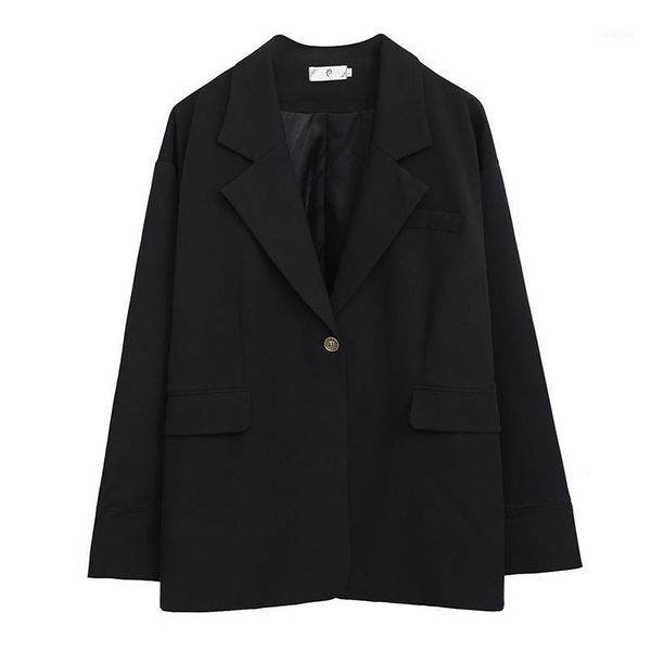 

new loose-fitting blazer for fall 4xl plus size women1, White;black