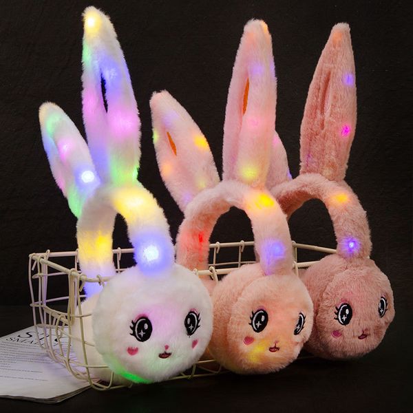 

student female warm earmuff luminous winter lovely bag outdoor cold proof ear cover