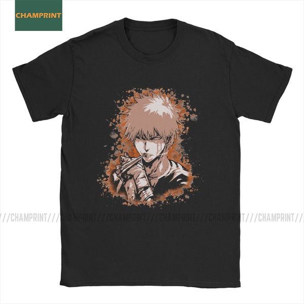 

ichigo kurosaki bleach for anime hitsugaya toushirou kuchiki short sleeve plus size sport hooded sweatshirt hoodie men t shirt