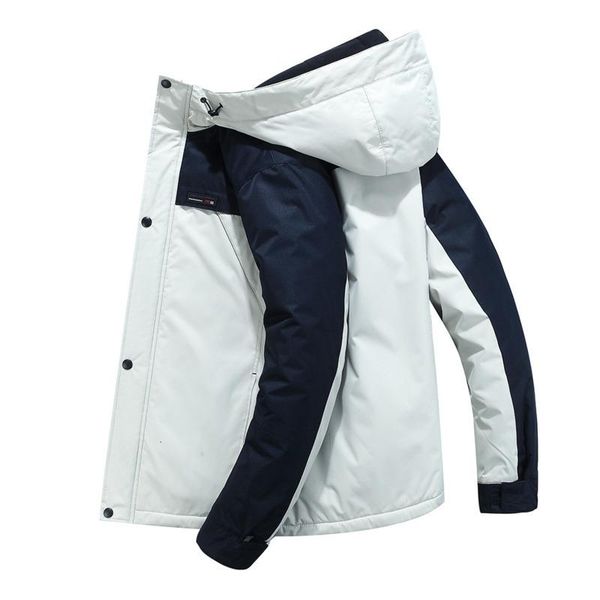 

winter men's jackets coat hooded fleece leisure jacket snowing waterproof winter outdoor windbreaker men thicken large size 4xl, Black;brown