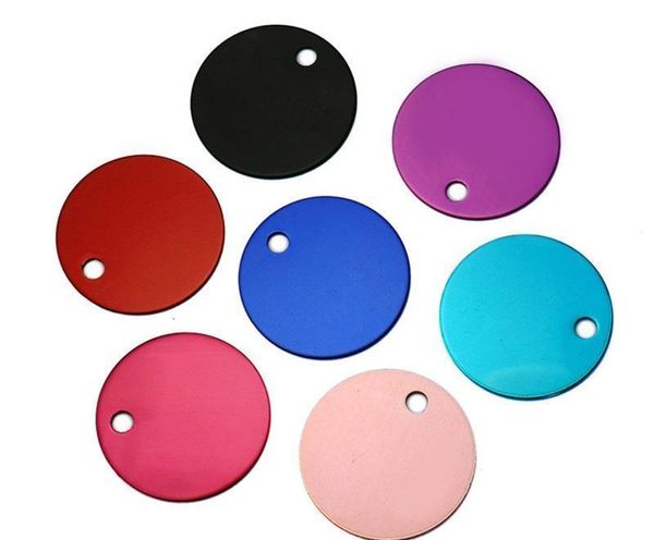 

round shape pet id tag 2 sided can custom engraved dog tag pet name phone number charm personalized by bbyufz bde_luck