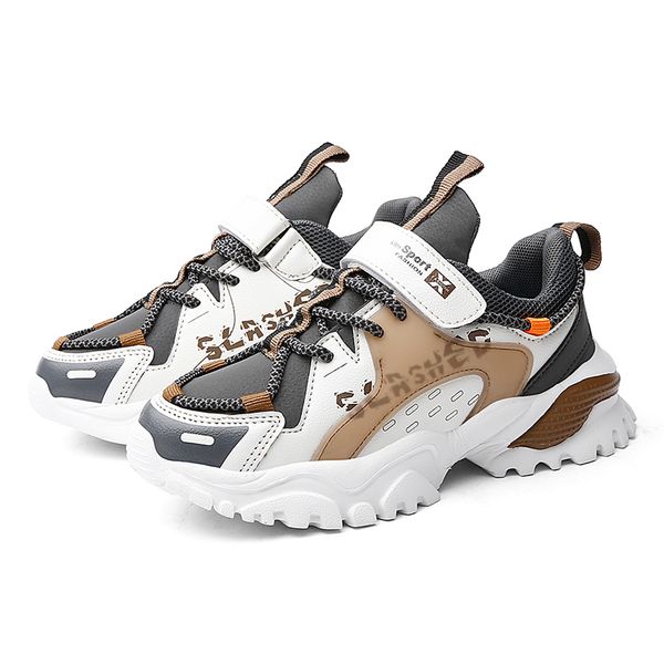 

2020 new air sole running shoes kids child outdoor sneakers sports shoe for teenager boys girls students sneaker, Black