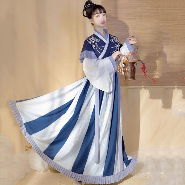 

костюмы hanfu женщина китайского танца династия цин древнее традиционное платье сценической фея восточных одежды performance outfit dn6027, Black;red