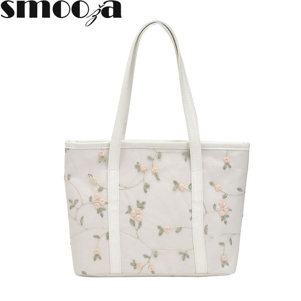 

hbp smooza fashion women's handbags lace embroidery flower totes bags women bags casual wild large capacity female shoulder bags