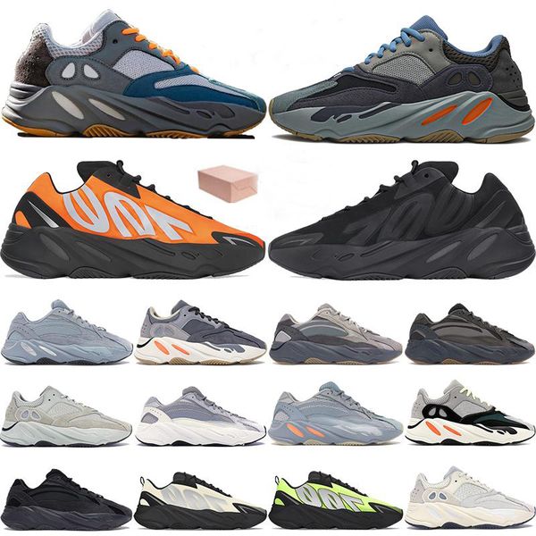 

new reflective wave runner 700 triple black carbon blue magnet inertia bone tie dye kanye west mens running shoes women trainers sneakers