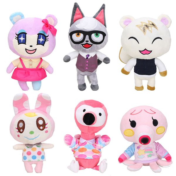 

3шт / много продажа animal crossing плюшевые игрушки мультфильм raymond judy marshal фаршированные куклы игрушки детская коллекция 201012