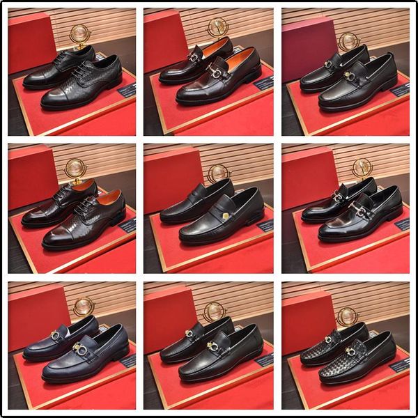 

bs men pu leather fashion shoes low heel loafers shoe dress shoes brogue shoes spring ankle boots vintage classic male casual 11, Black