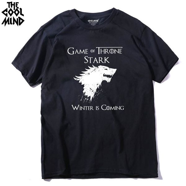 

casual house of stark winter is coming casual short sleeve o neck mens cool ga0118a sport hooded sweatshirt hoodie men t shirt