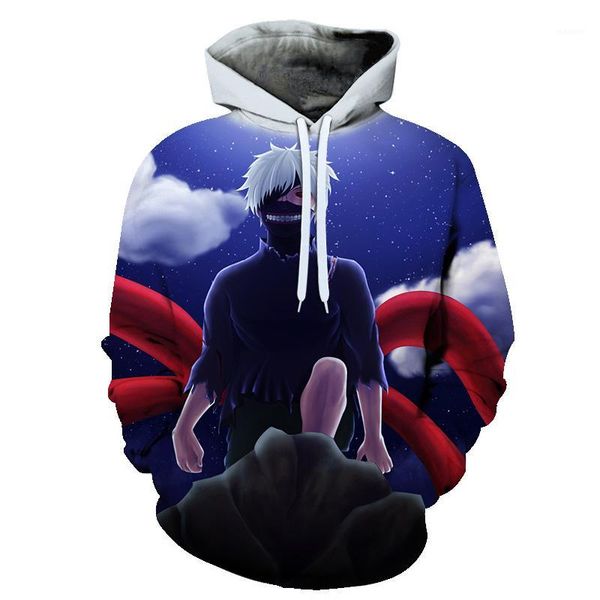 

classic anime 3d print sweatshirts men/women tracksuits hooded anime tokyo hoodies spring and autumn1, Black