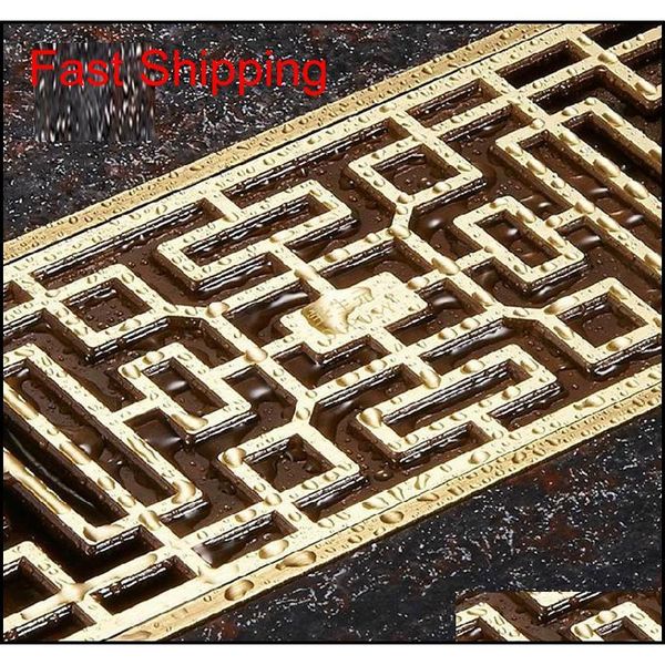 

antique brass square floor drain bathroom linear shower floor european drain wire strainer art carved cover qylbbm toys2010