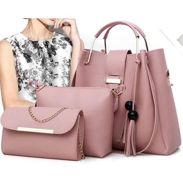

women's bag 2020 new designer bags woman set composite bags female leather handbag shoulder bag