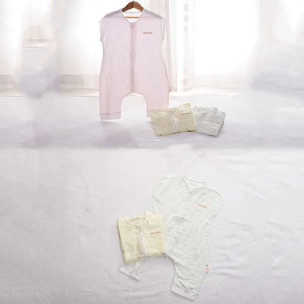 

cotton gauze sleeping bag spring and autumn thin children's four seasons universal heating room baby legs anti-kick