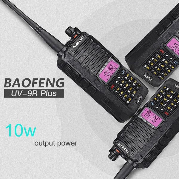 

baofeng original 10w uv-9r two way radio uhf/vhf uv9r plus ip67 walkie talkie