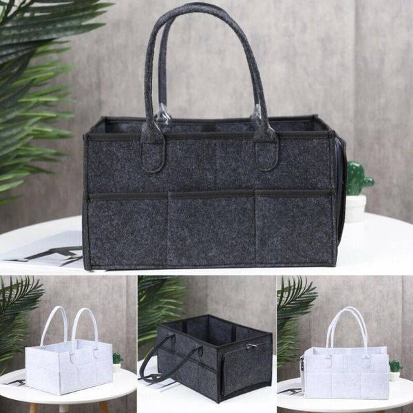 

storage bags faroot 1pcs felt infant baby diaper organizer caddy wipe bag portable collapsible