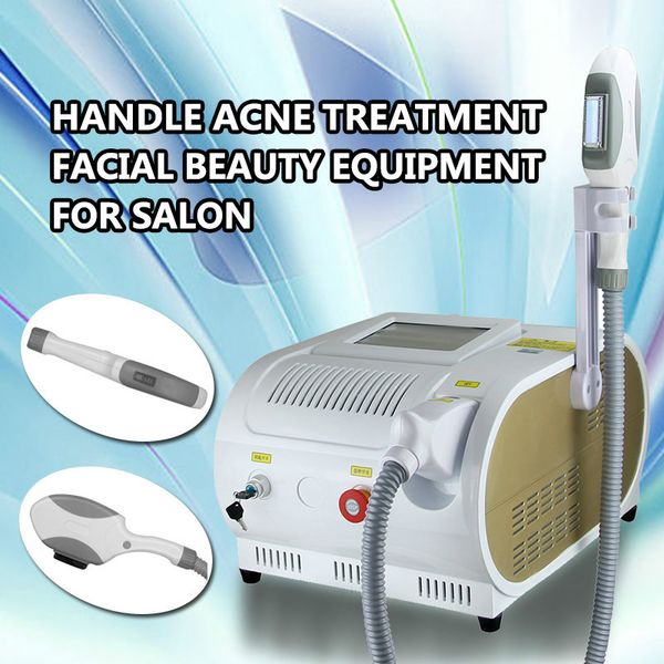 

two handles ipl shr laser fast hair removal machine opt shr laser machine elight skin rejuvenation hair reduction beauty spa equipment