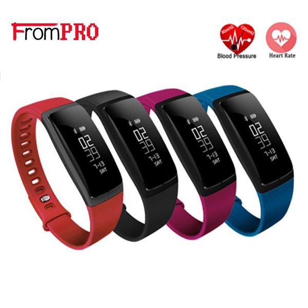 

new smart wristband v07s smart bracelet blood pressure heart rate fitness tracker call sms alert smart band for ios android wmtatv xhlove