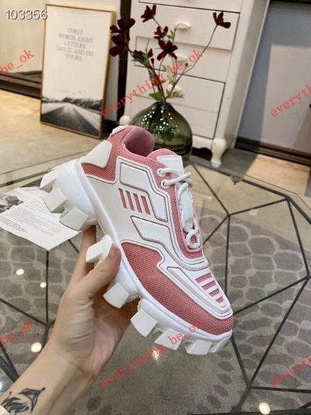 

casual shoes 19fw new capsule series camouflage black stylist shoes lates p cloudbust thunder lace up sneakers rubber low platform shoes