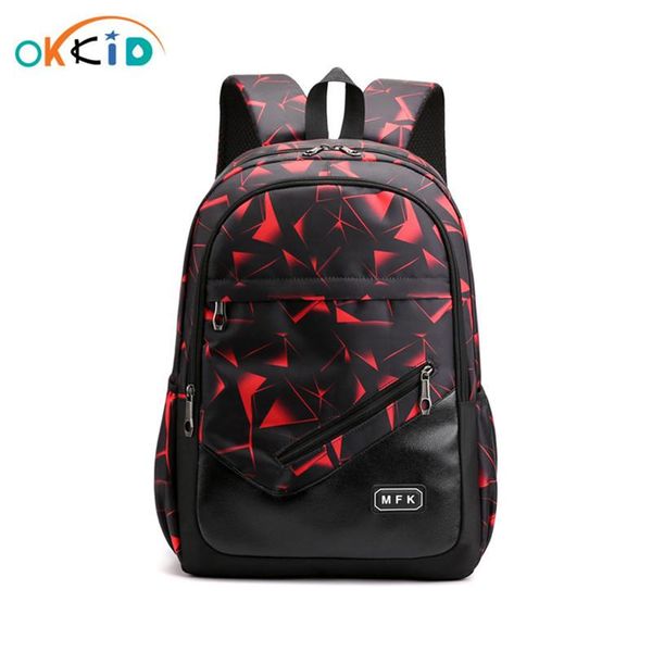 

okkid ранцы для девочек камуфляж book bag student водонепроницаемый спортивный рюкзак школа рюкзак для мальчиков-подростков dropshipping bby