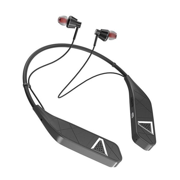 

sports hanging neck bluetooth 5.0 earbud neckband stereo headset headset bluetooth speaker two in one