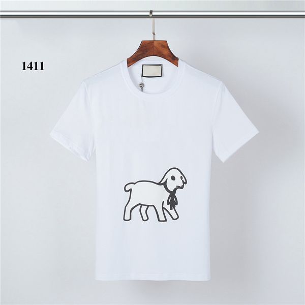 

21ss new arrival luxury men's t-shirt clothing mens t-shirts print tees short sleeve m-3xl hip hop street shirt qp, White;black