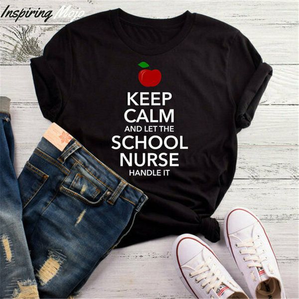 

keep calm and let the school nurse handle i , school nurse shirt, nurses custom special print sport hooded sweatshirt hoodie t shirt