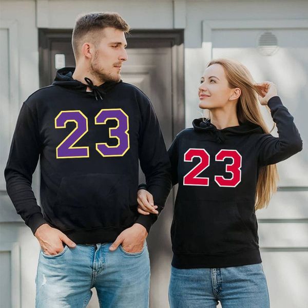 

hoodies & men's sweatshirts 2021 winter couple fashion 23 man warm pullovers casual hip hop hoody men women tracksuit, Black