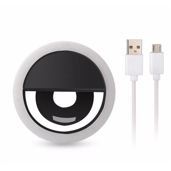 

for iphone x rechargeable universal luxury smart phone led flash light up selfie luminous phone ring for ipho bbylnu yhshop2010