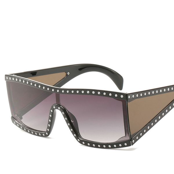 

2019 oversized rectangle sunglasses women men 2020new brand small sun glasses diamond eyewear female uv400 fml, White;black