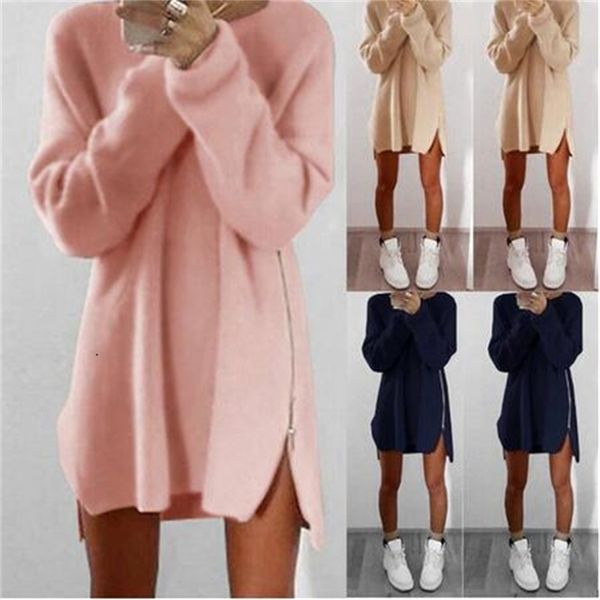 

autumn sweater skirt ladies pregnancy knit sweater winter loose warm pullover ladies slipover sweater female maternity dress 201127, Black;gray