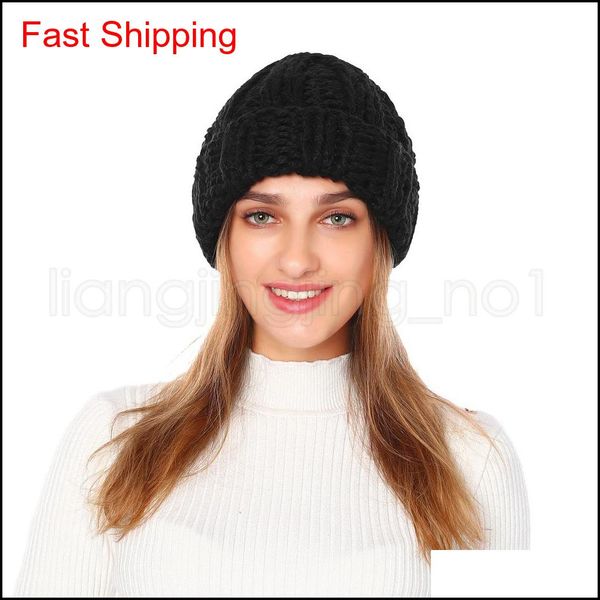 

12styles winter knitted hats solid women men beanie cap for women girls winter warm thick hats hip hop outdoor t qyltgf alice_bag