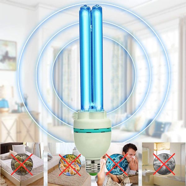

uvc germicidal light bulb, wavelenght 254nm 15w self-ballast e27 110v screw socket uv lamp lights uvc without ozone bulb