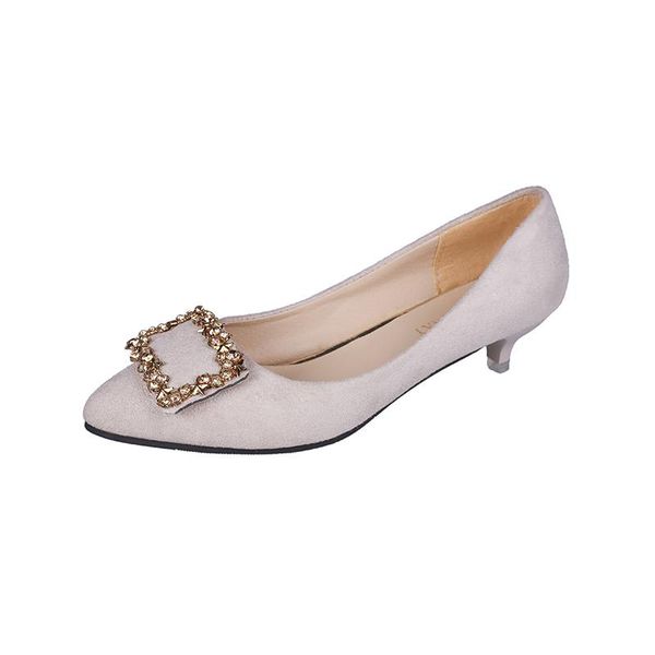 

2021 new women's pattern pumps high heels elegant shallow shoes woman ladies party dinner club dress shoe u14-04, Black