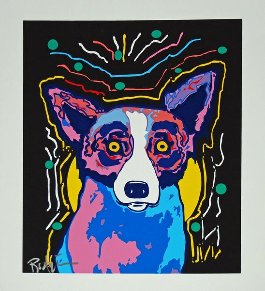 

george rodrigue blue dog home decor handcrafts /hd print oil painting on canvas wall art picture 7789