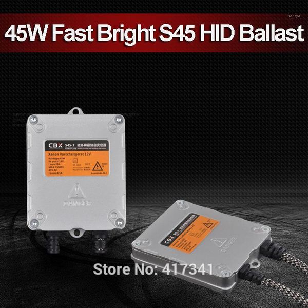 

other lighting system 45w 12v ac s45-t fast bright hid xenon ballast with strengthen cable and magnetic sheil for bulb headlight repalcement