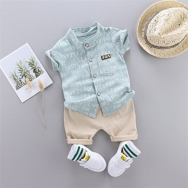 

fashion boys baby summer letter clothing set print short sleeve shirt + pants for infant toddler boy clothes 1 2 3 4 years c1016, White