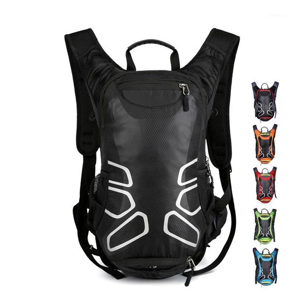 

outdoor bags touring bike riding bag waterproof reflective strip large capacity backpack with helmet mesh pocket cycling backpack1