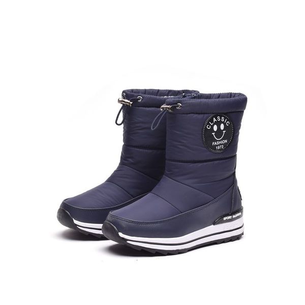 

new more 2021 size 34-43 snow for women shoes keep warm winter wear women's boots lvck, Black