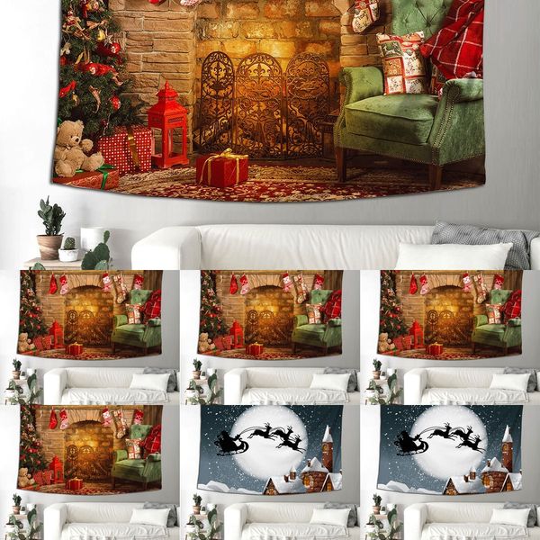 

acsd декор живописи прямоугольный гобелентный коврик пейзаж стены висит 100 * 150см одеяло гобелен природа дерево декоративная одежда ремесл