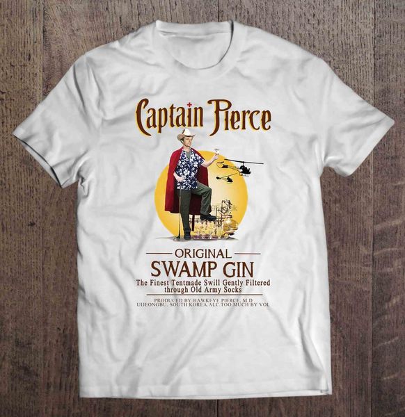 

captain pierce original swamp gin the finest tentmade swill gently filtered through old army socks women sport sweatshirt hoodie t shirt