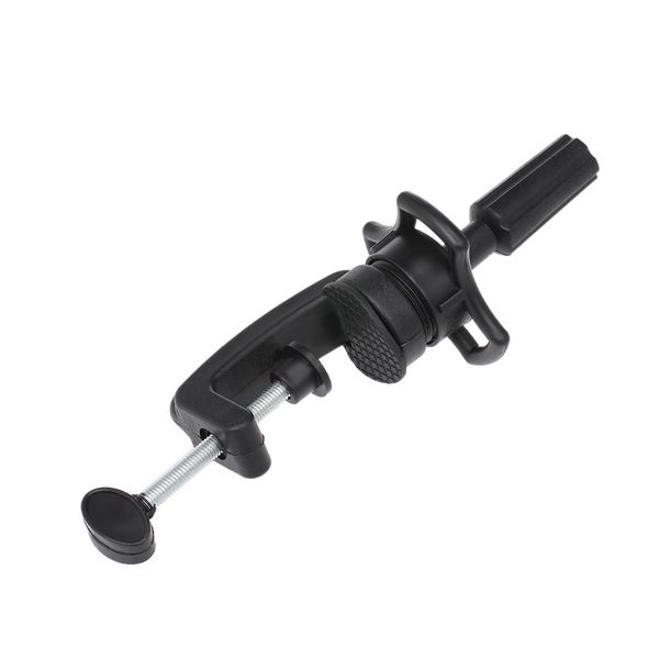 

mannequin training head stand wig holder stand desk table clamp plastic metal hair accessory tool w9201, White