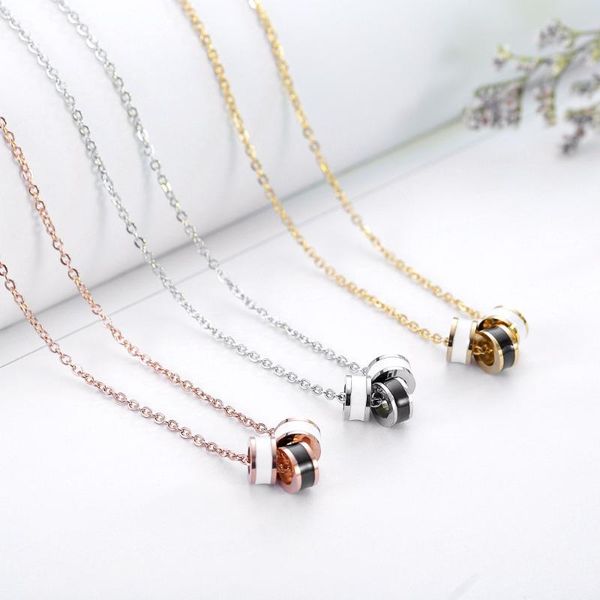 

pendant necklaces 316l stainless steel crystal s jewelry fashion for women, Silver