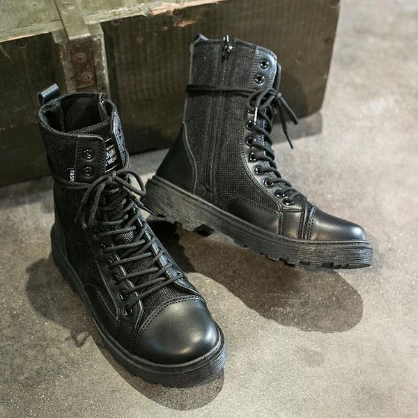 

boots 2021 spring soft split leather women white ankle motorcycle female autumn winter shoes woman punk, Black