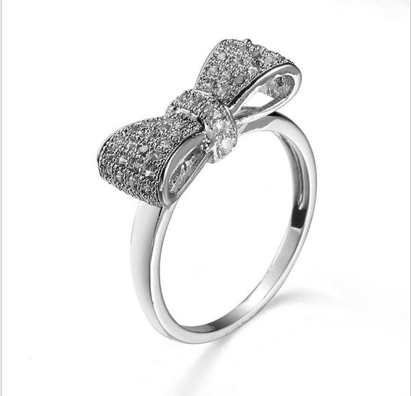 

2021 new explosion models foreign trade jewelry europe and the united states creative fashion colorful zircon ring ladies jewelry wholesale, Silver