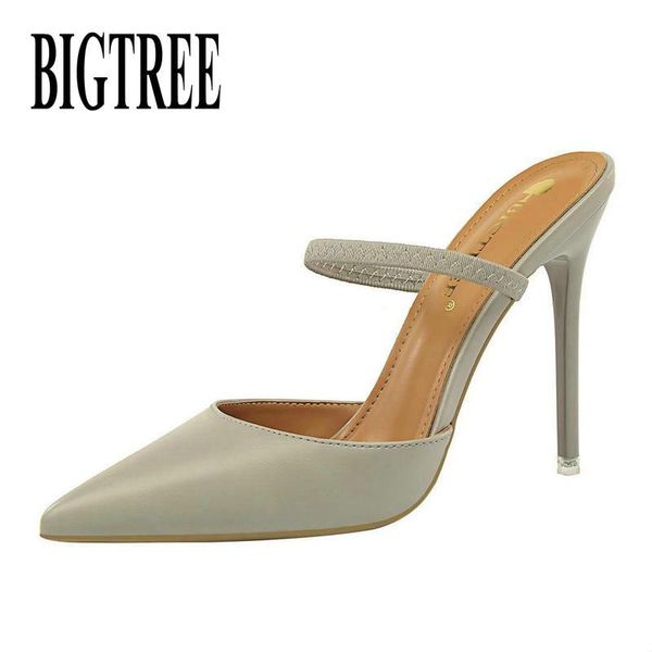 

bigtree shoes women pumps new women shoes stiletto fashion high heels women's ssandals kitten heels party, Black