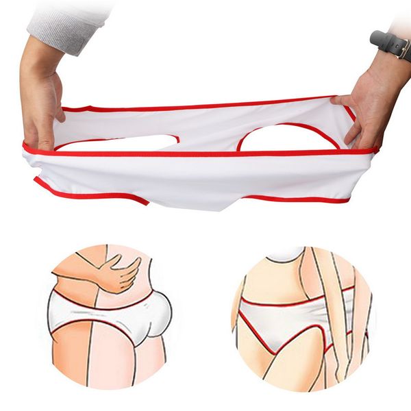 

massage double crouchless panties g-string erotic panties cotton thong for couple lingerie for gay lesbian sissy panties