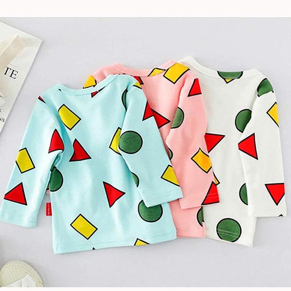 

christmas 2021 kid baby boys girls pajamas set cartoon geometric printing pants sleepwear outfit bimba y lola clothing sets, White